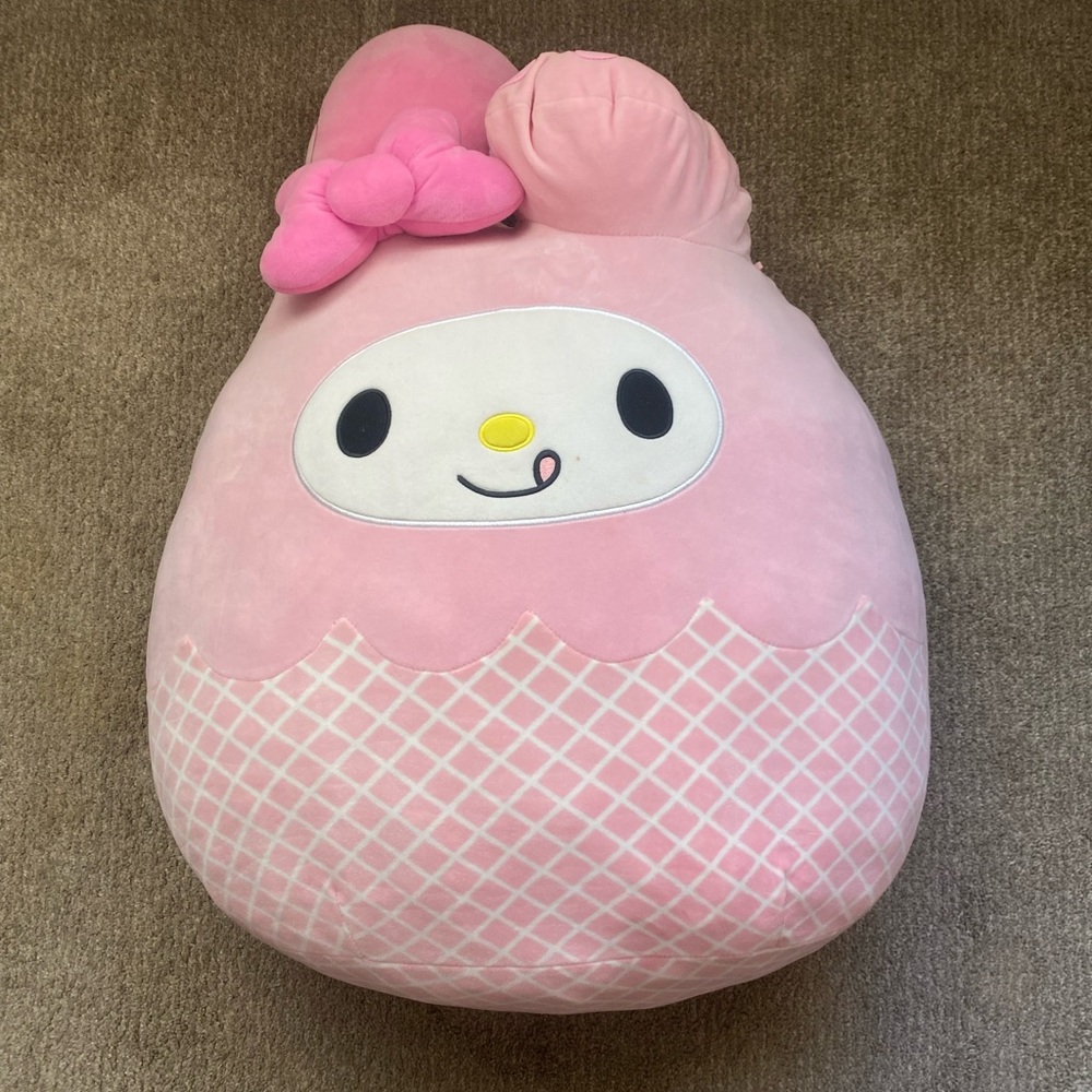 HUGE Kellytoy authentic Hello Kitty My Melody Squishmallow, 24” or larger